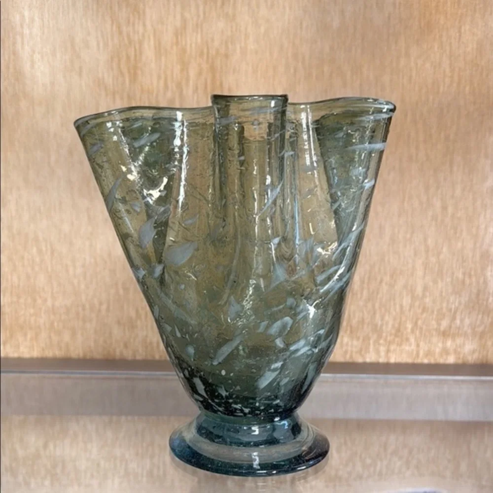 Handmade vase 7” tall
